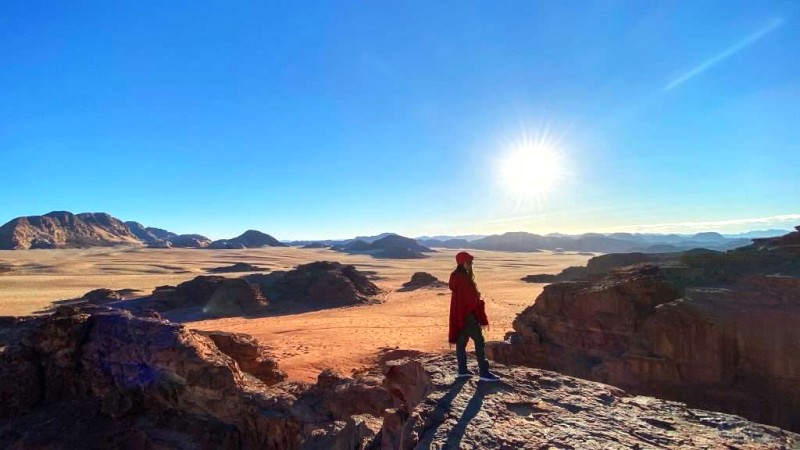 Wadi Rum: Cảnh quan như trên sao Hỏa.