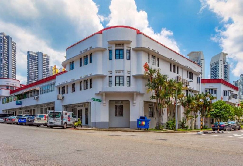 Kiến trúc Art Deco cổ kính ở Tiong Bahru.