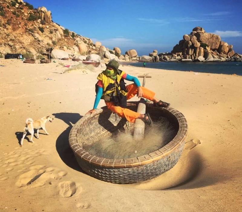 Làng chài Sơn Hải - Ninh Thuận, nổi tiếng với gió.