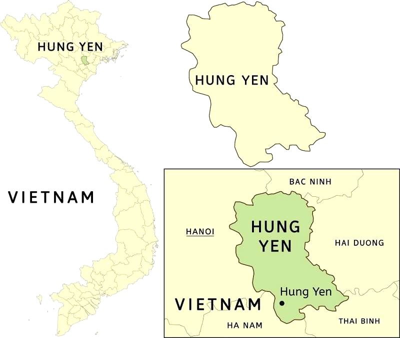 Hưng Yên gần Hà Nội.