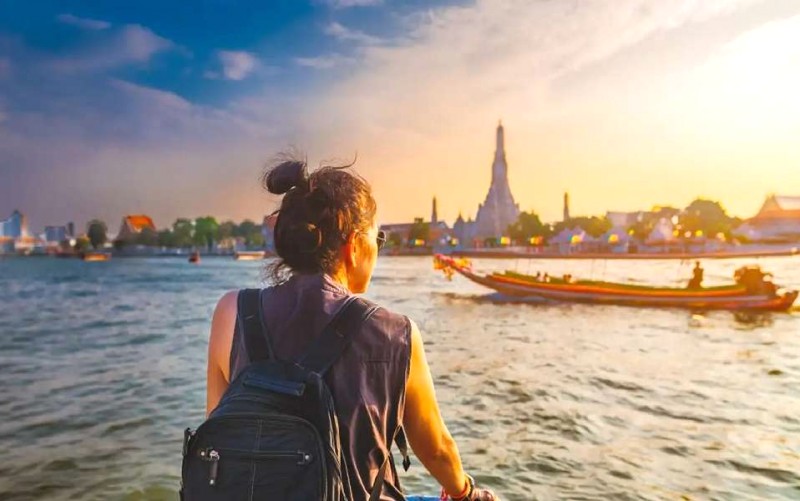 Sông Chao Phraya, điểm du lịch nổi tiếng ở Bangkok.