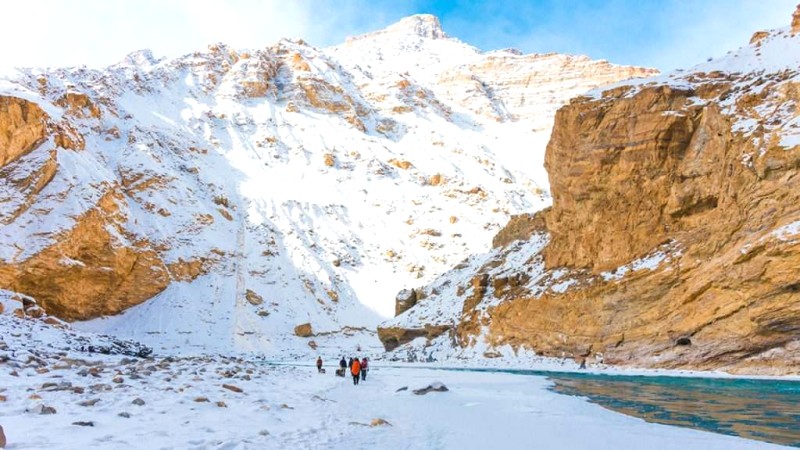 Chadar trek vào mùa đông