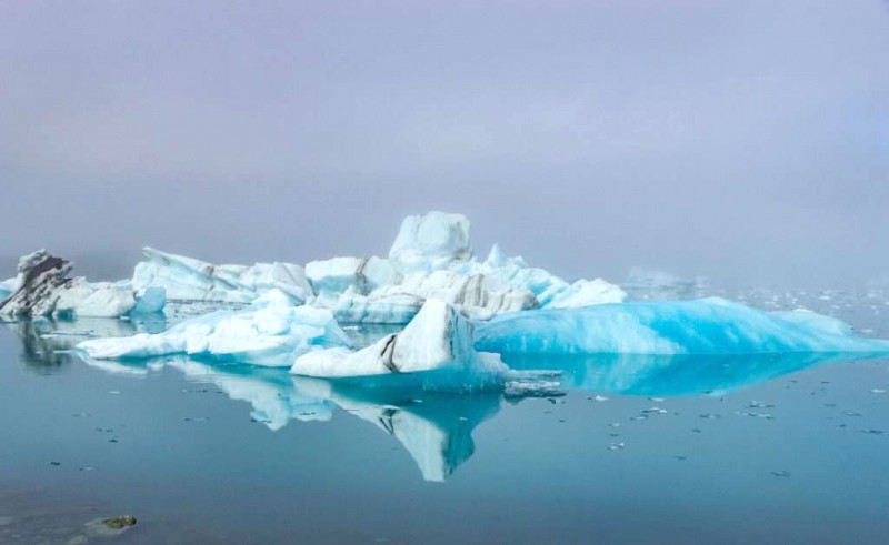 Sông băng Jökulsárlón.