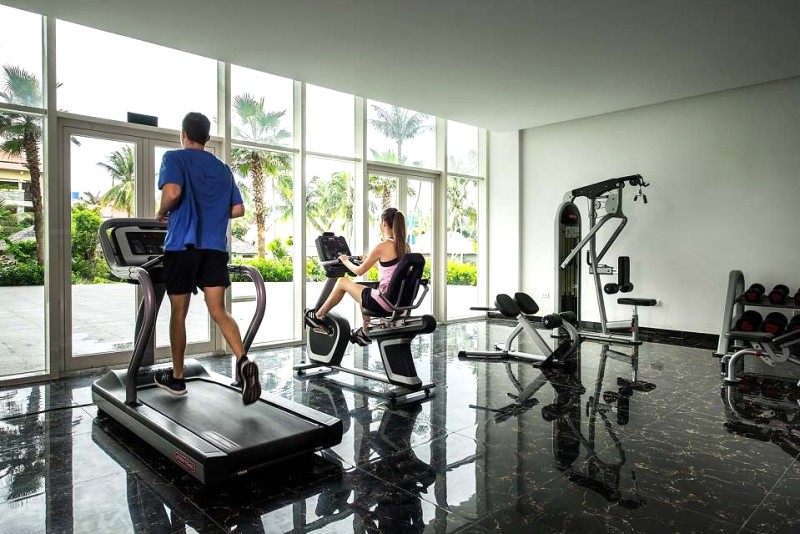 Phòng Gym hiện đại @holidaymuine.muongthanh.com