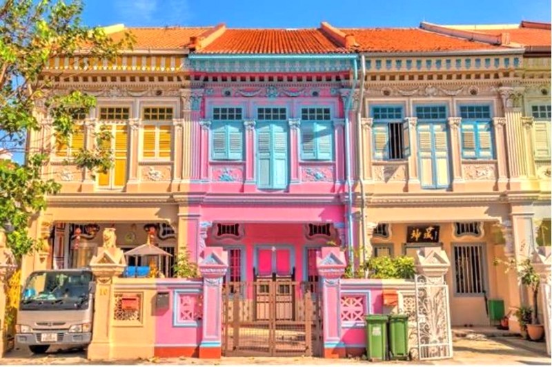 Shophouse Katong/Joo Chiat: Kiến trúc hút mắt.