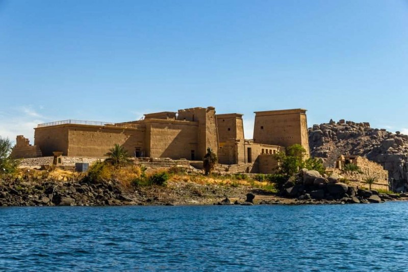 Đền Philae tọa lạc trên đảo Agilika.