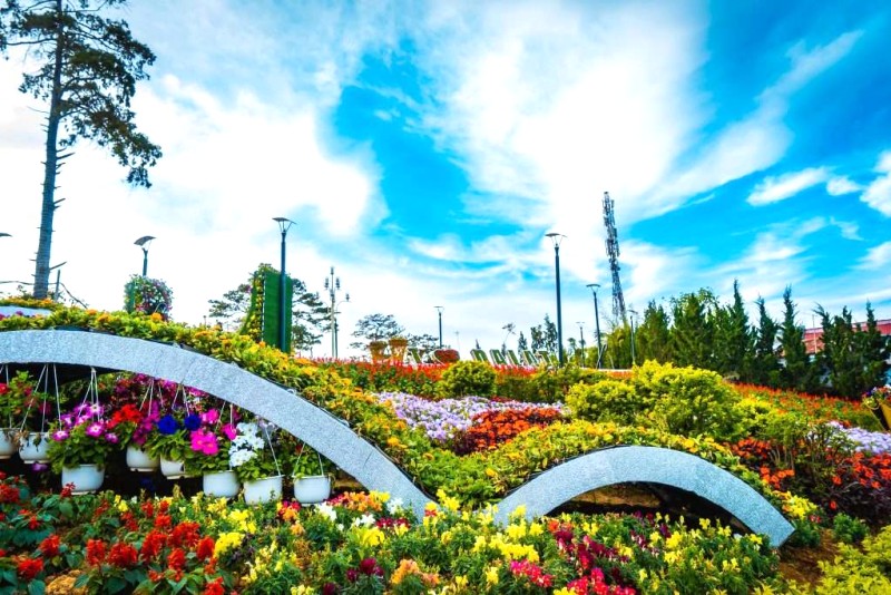 Thành phố ngàn hoa rực rỡ.