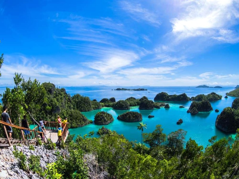 Đảo Wai, Raja Ampat: khó tiếp cận.