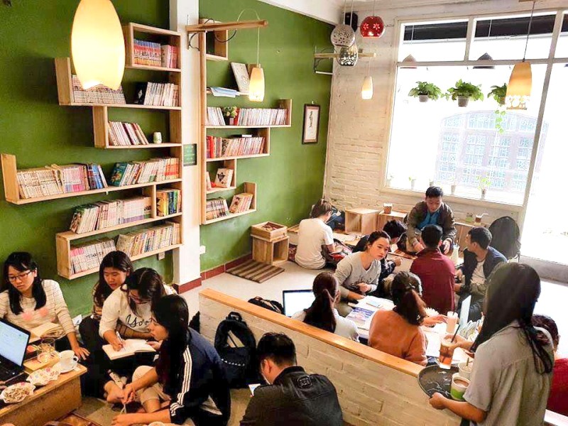 Học nhóm tại quán, okela! @Bookn Coffee