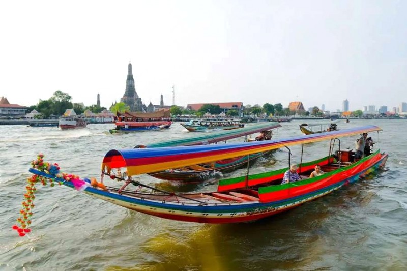 Sông Chao Phraya: Nhiều lựa chọn du ngoạn.