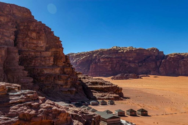 Một khu camp ở Wadi Rum