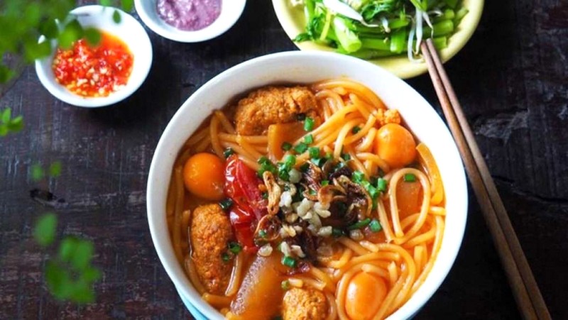 Bún đỏ Đăk Lăk, màu sắc hấp dẫn! @Xukien