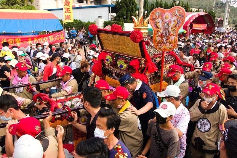 Lễ hành hương Dajia Mazu. @Sưu tầm