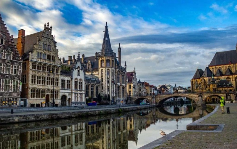 Ghent, Bỉ: Kiến trúc đồ sộ.