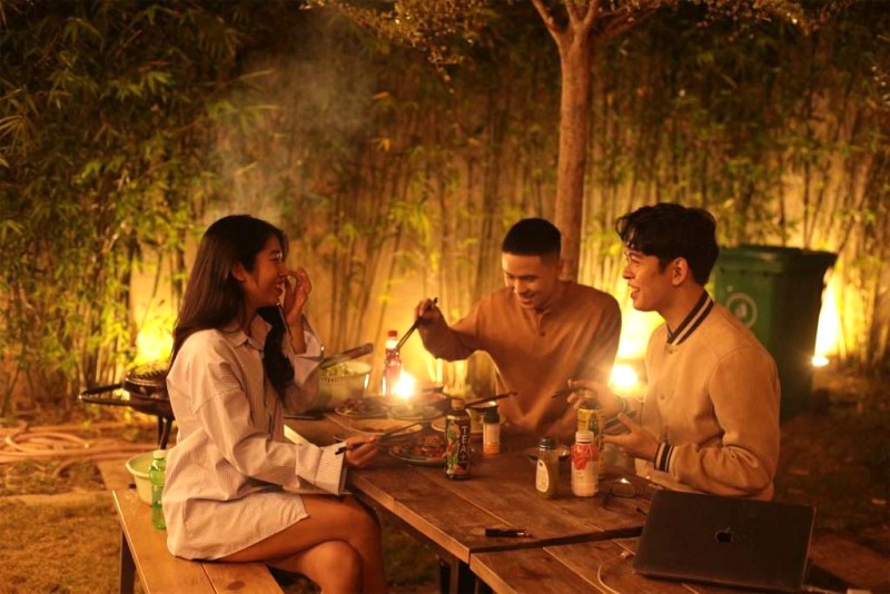 BBQ lung linh, chill hết nấc tại Nắp Ấm Homestay!