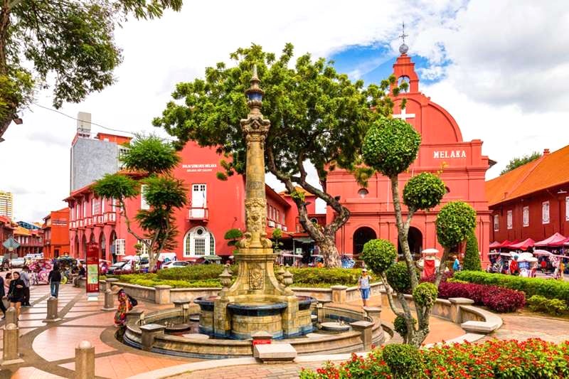 Quảng trường Hà Lan, điểm nhấn của thành phố cổ Malacca. (Credit: Shutterstock)