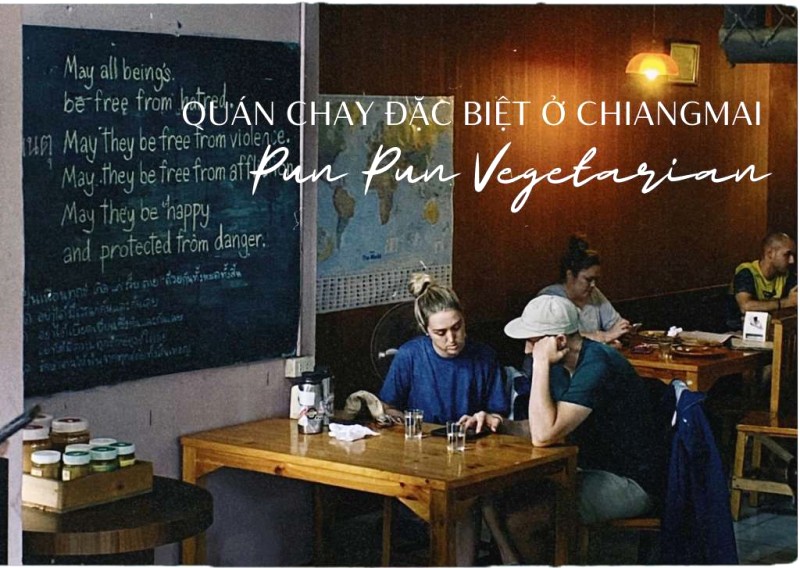 Punpun Vegetarian: Chay ngon trong chùa Wat Suan Dok, Chiang Mai.