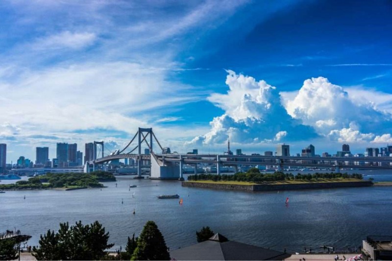 Odaiba: Hòn đảo nhân tạo giữa vịnh Tokyo.