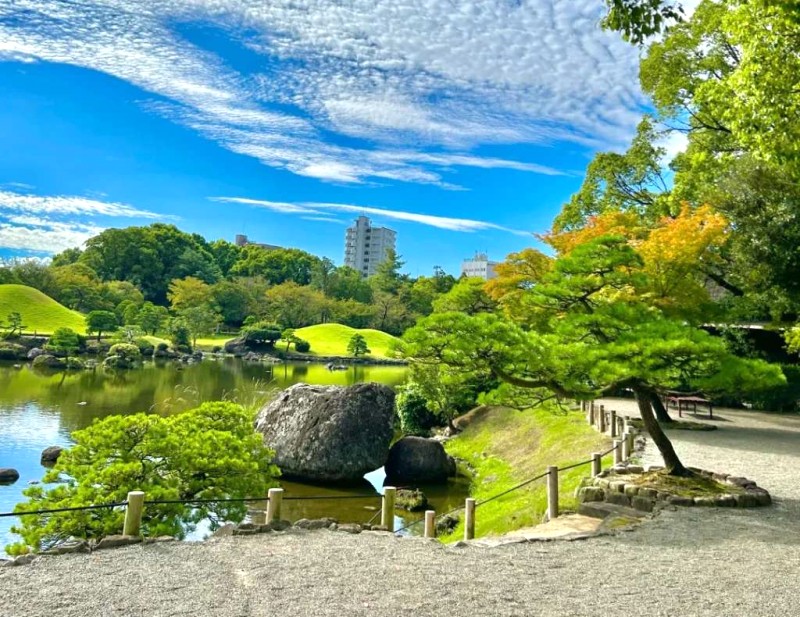 Thiên đường Suizenji Jojuen, Kumamoto.