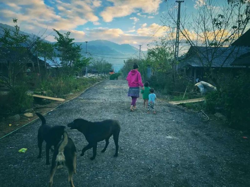 Bản Cu Vai: Ngôi làng mây bình yên.