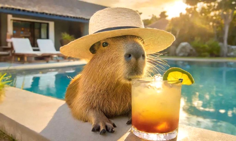 Capybara: Ngoại trưởng động vật.