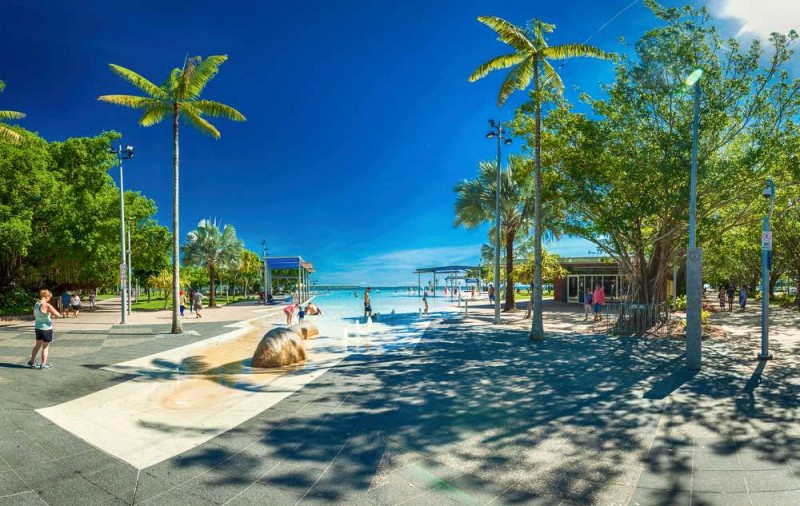 Hướng dẫn di chuyển từ sân bay Cairns đến thành phố.